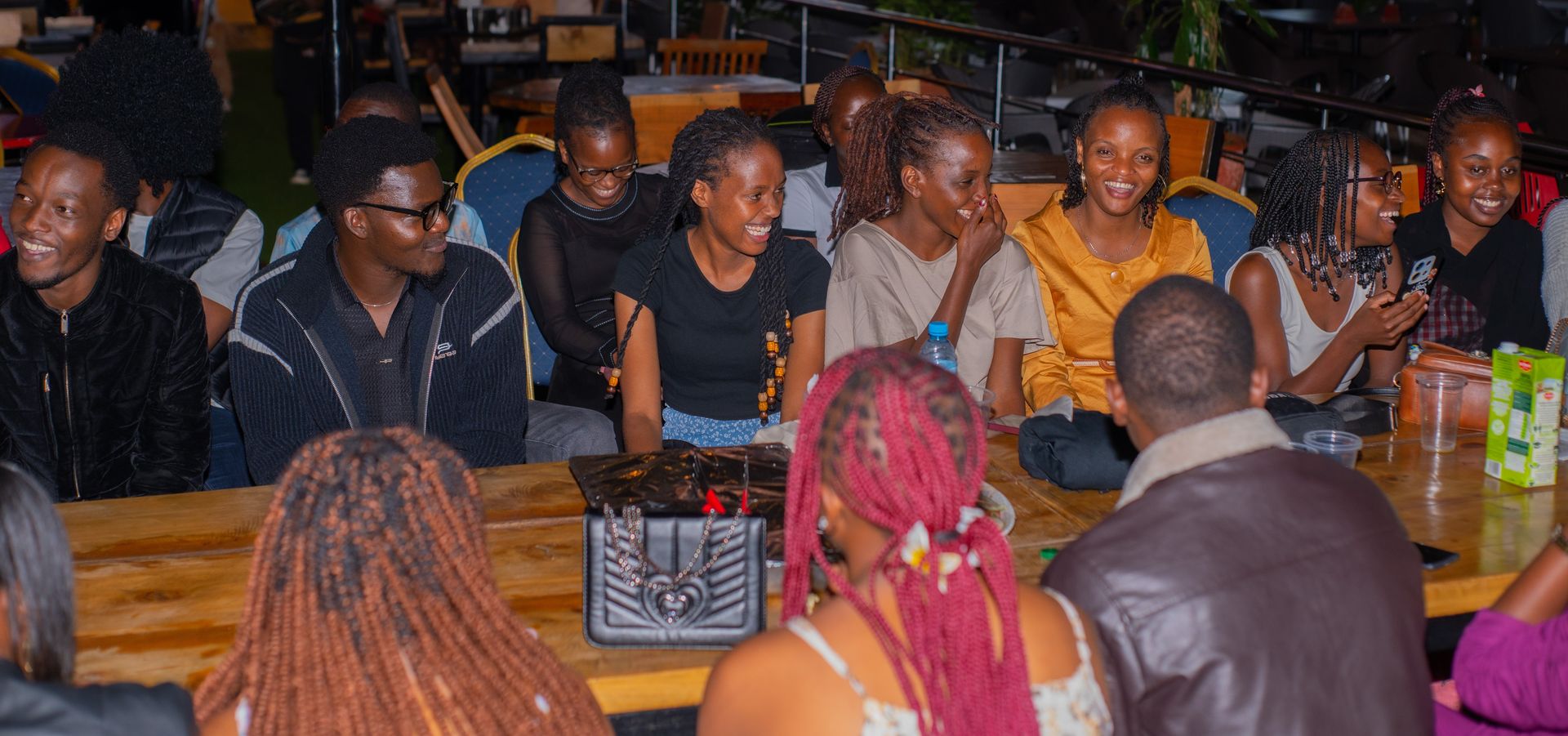 Visionary Minds members in an early community gathering